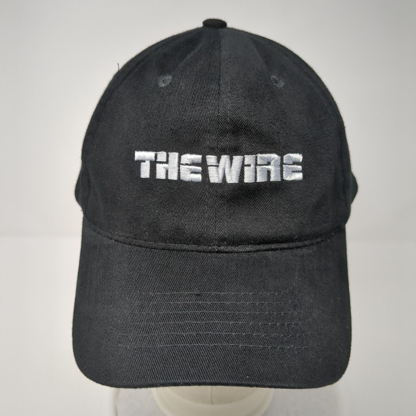 HBO The Wire TV Show Strapback Hat Black OSFA Embroidered Logo