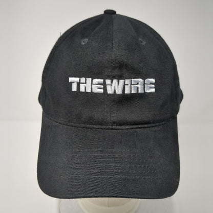 HBO The Wire TV Show Strapback Hat Black OSFA Embroidered Logo