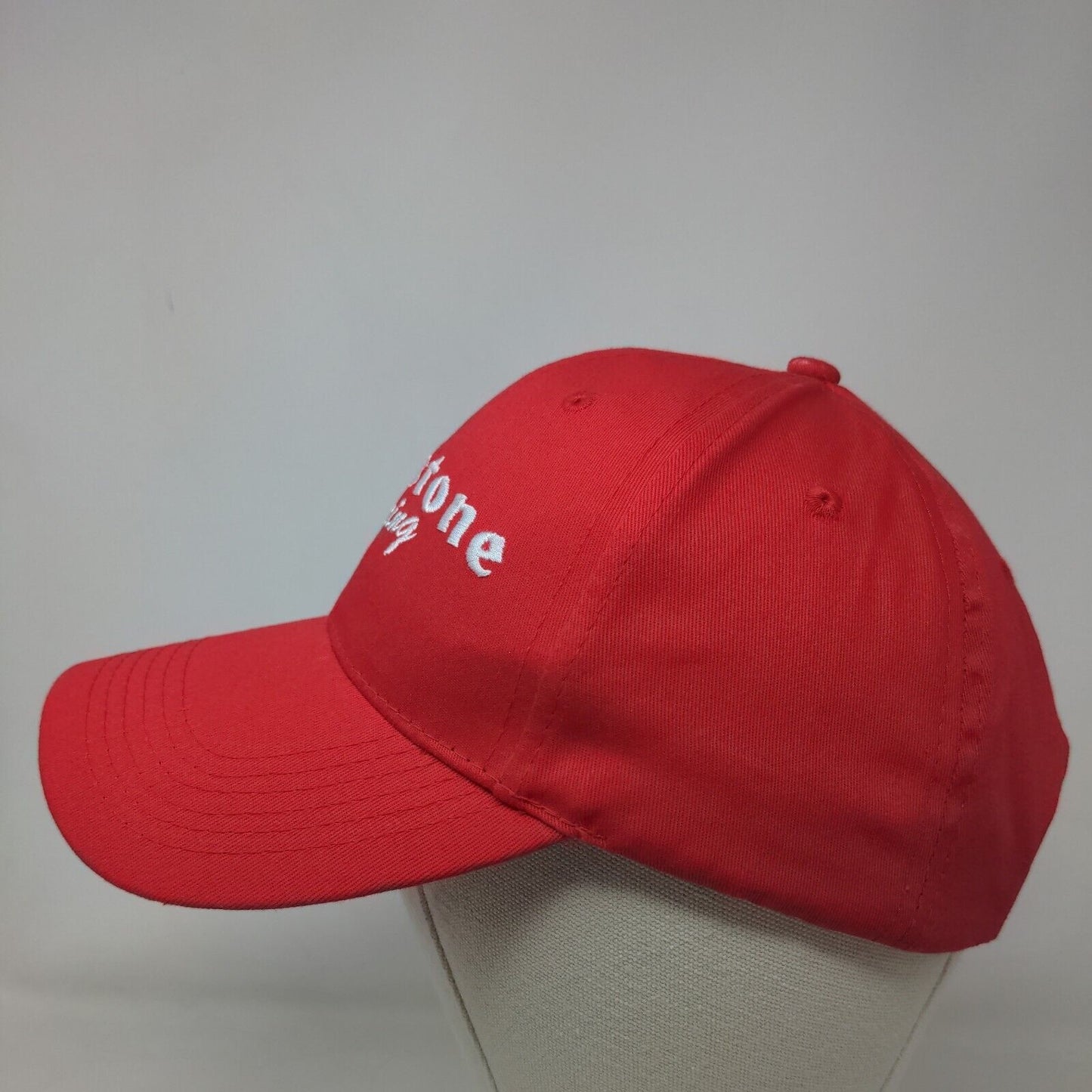 Firestone Racing Snapback Hat Red OSFA Embroidered Logo 100% Cotton