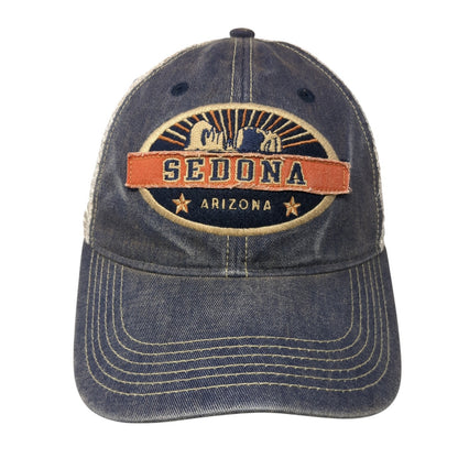 Sedona Arizona Snapback Mesh Back Trucker Hat Blue One Size Legacy
