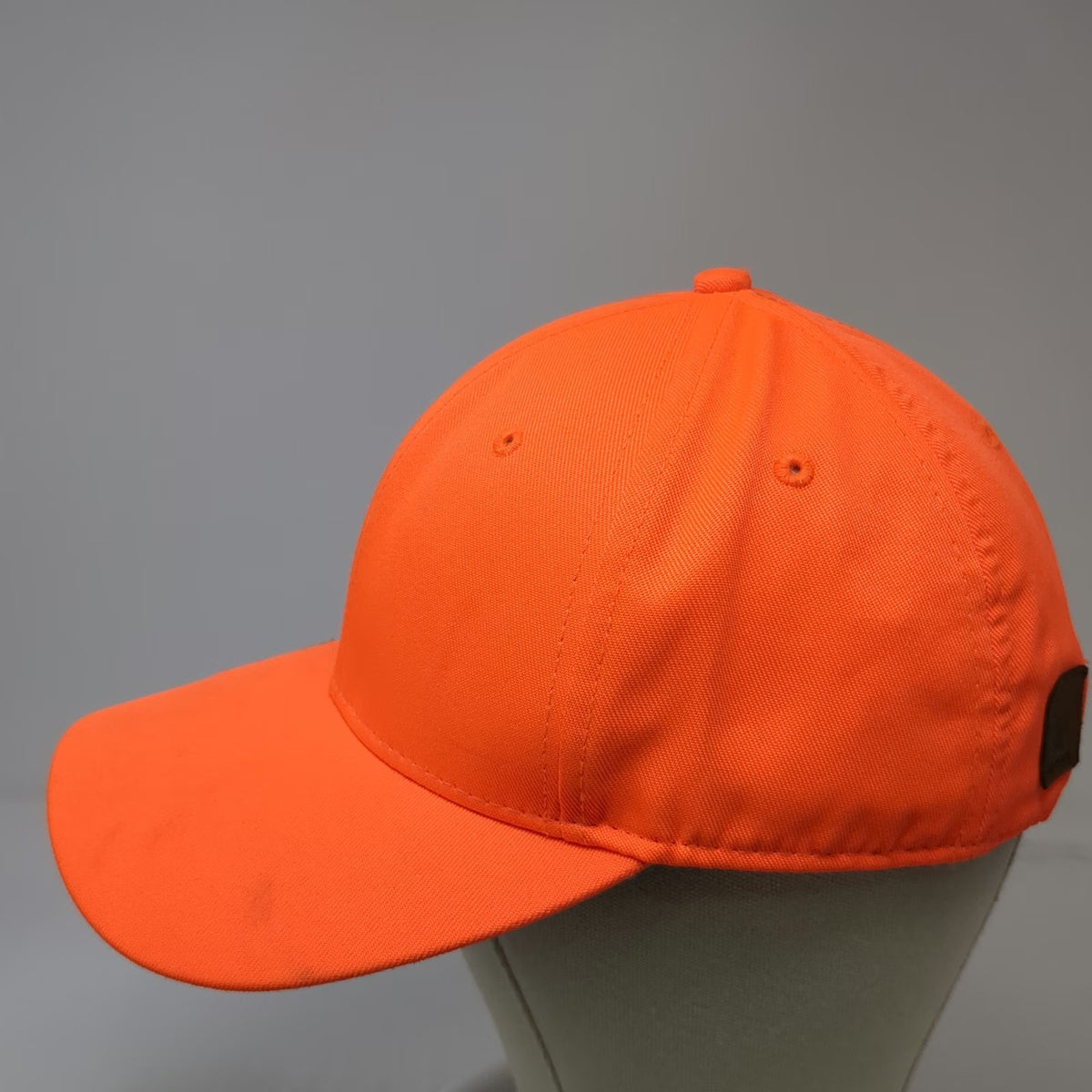 Authentic Wildlife Series Baseball Cap Orange One Size Embroidered Buck Hunt Hat