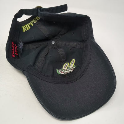 Killer Acid Baseball Cap Black OS Embroidered Cartoon Creature Adjustable Hat