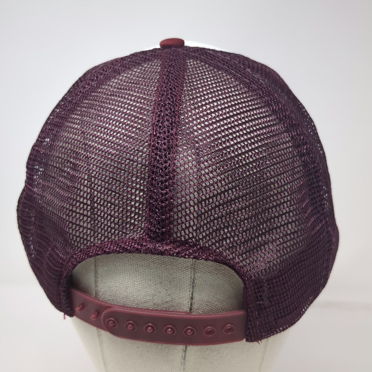 Ad Wear GE Silicones Salt Lake Hardware Trucker Hat Red One Size Mesh Snapback