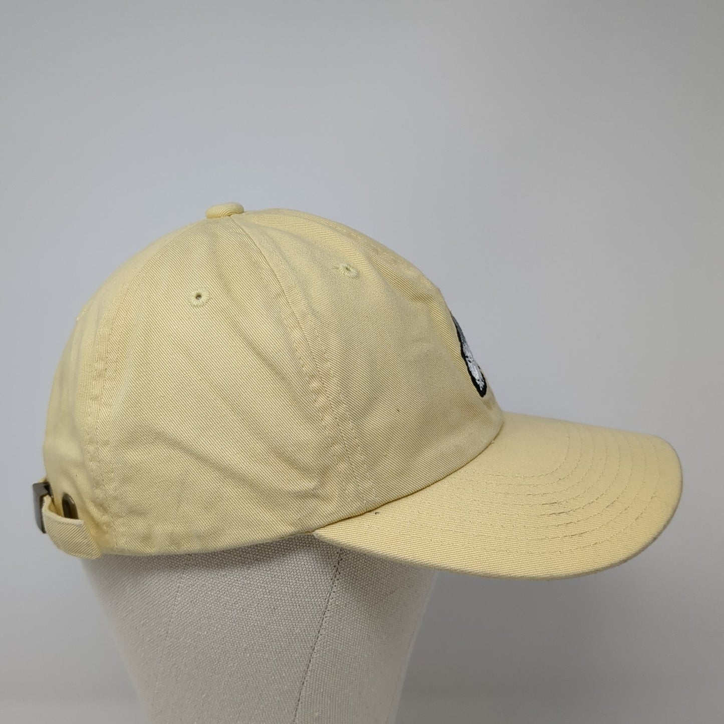 You Know Slideback Baseball Cap Yellow One Size Adjustable Embroidered 6 Panel