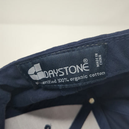 GPI Strapback Hat Blue One Size Adjustable Embroidered Logo Daystone