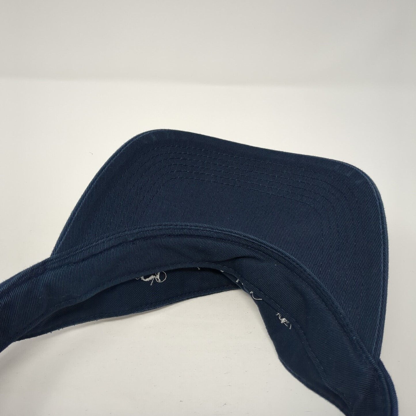 Steve's Resturant Strapback Sun Visor Hat Blue One Size Adjustable Big X