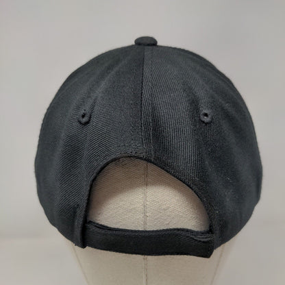 Boise City Of Trees Strapback Hat Black OSFM Embroidered Decky 6 Panel