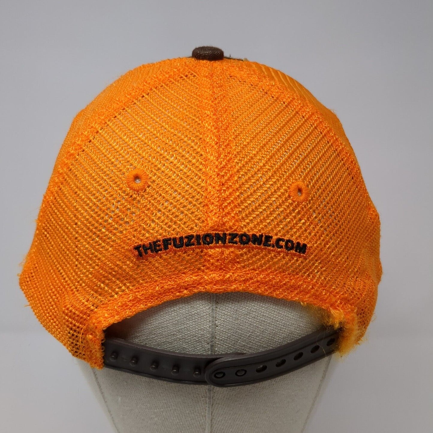 Fuzion Snapback Trucker Hat Multi One Size Adjustable Embroidered Mesh Back