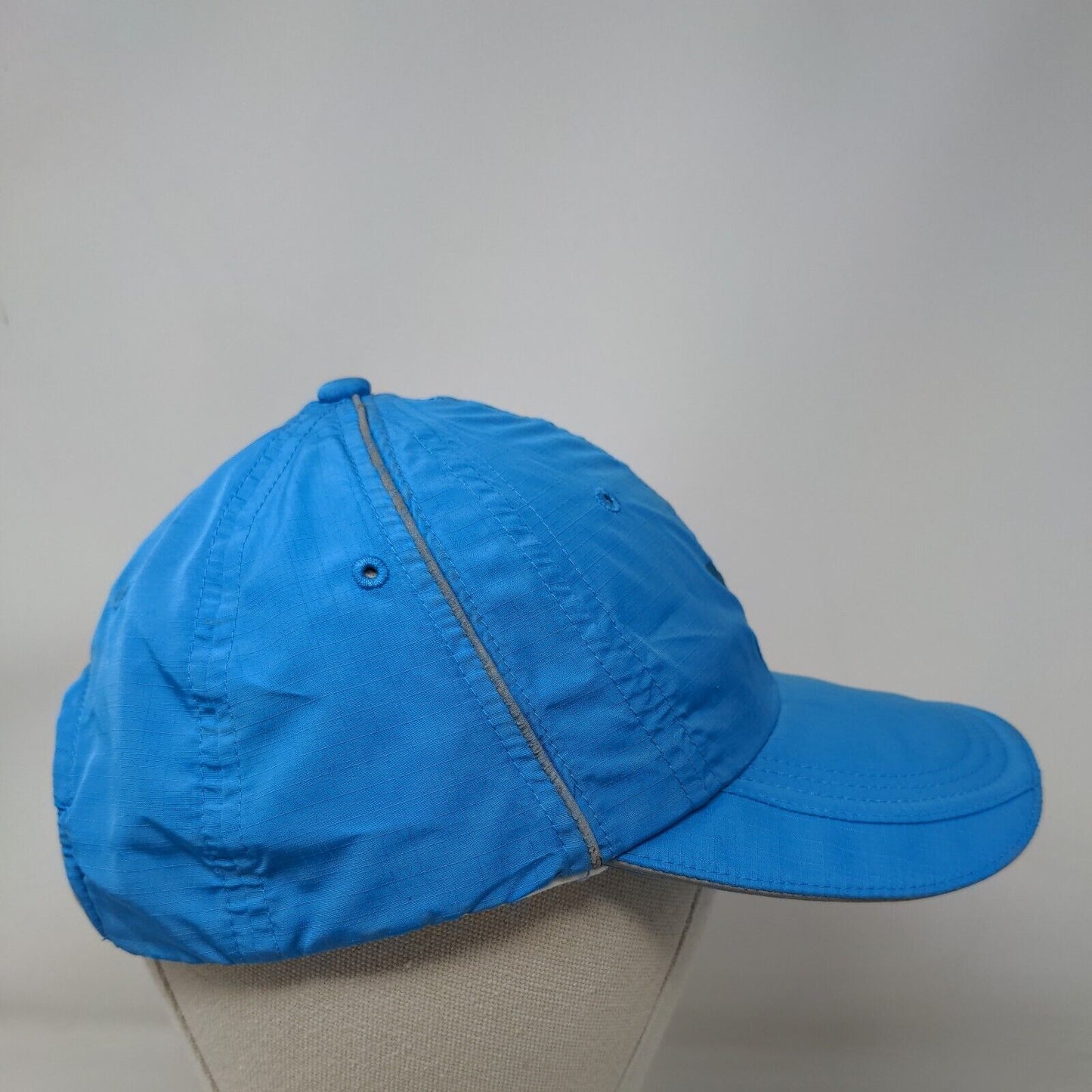 PUMA Logo Strapback Hat Blue OSFA Adjustable Vent Holes Outdoor