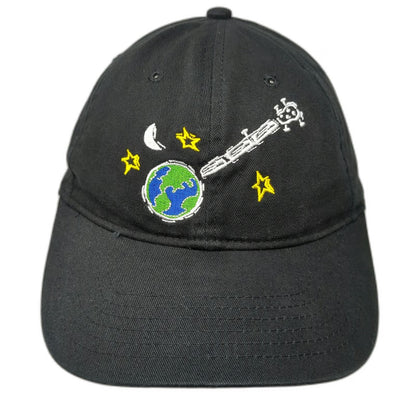 Bela Fleck Baseball Cap Black One Size Flecktones Band Music Space Earth Hat