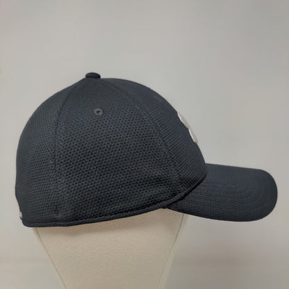 Under Armour Men's Fitted Hat Black Size M/L Embroidered Logo