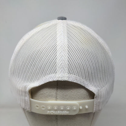 True North Iron Man Patch Snapback Mesh Back Trucker Hat Gray One Size