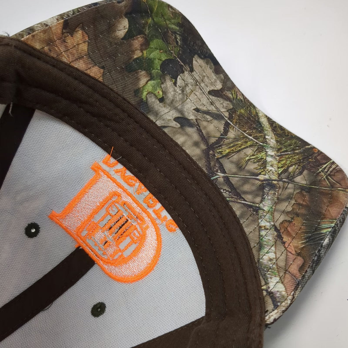 OTTO Baseball Cap Brown One Size Dysart's Bangor Maine Trucking Mossy Oak Camo