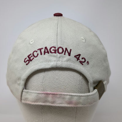 Port Authority Baseball Cap Gray Red One Size Sundance Ag Inc Slideback Hat 42
