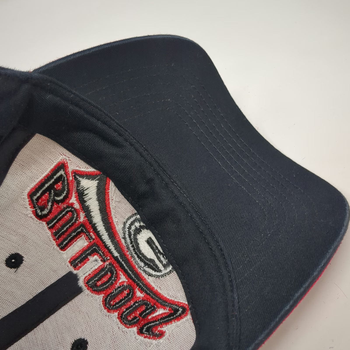 Georgia Bulldogs NCAA Captivating Headgear Red Black Cap Hat One Size Two Tone