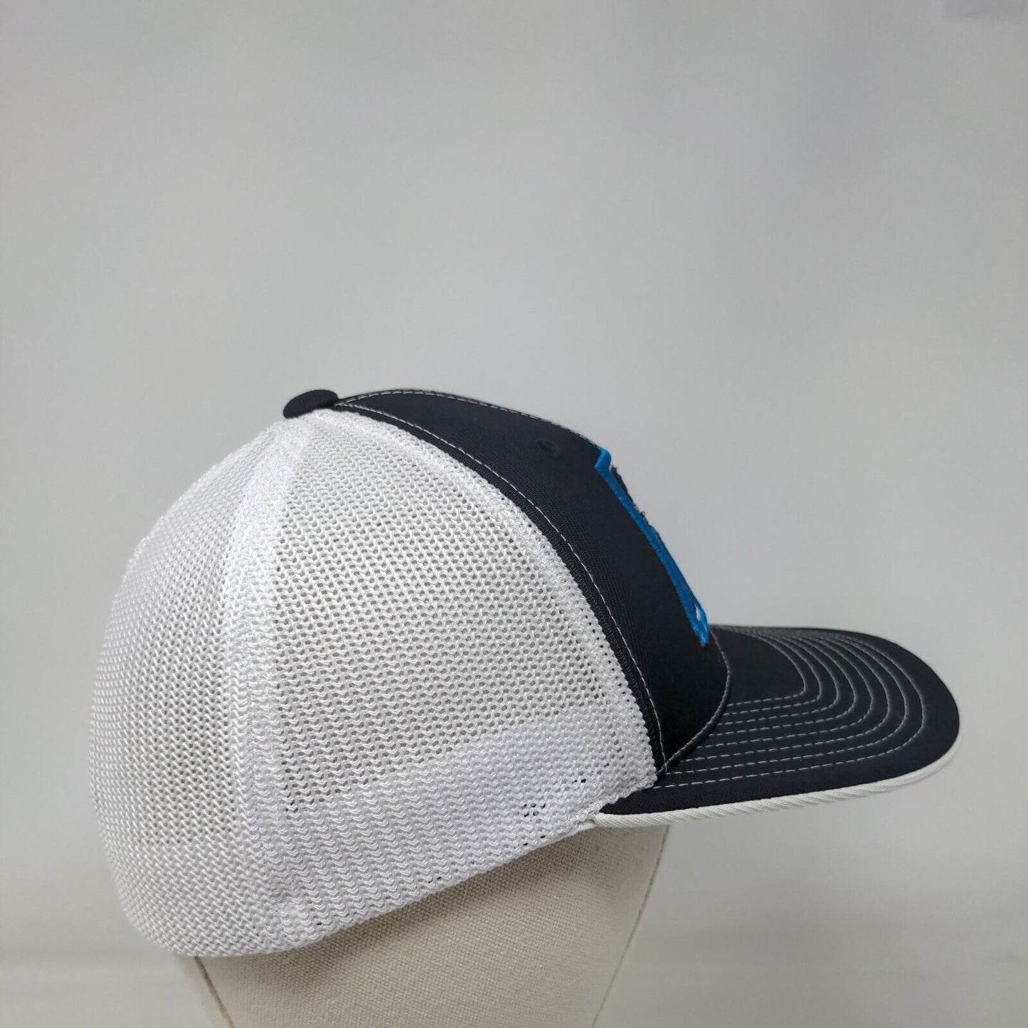 Providence School Fitted Trucker Hat Black S/M Mesh Back Pacific Headwear
