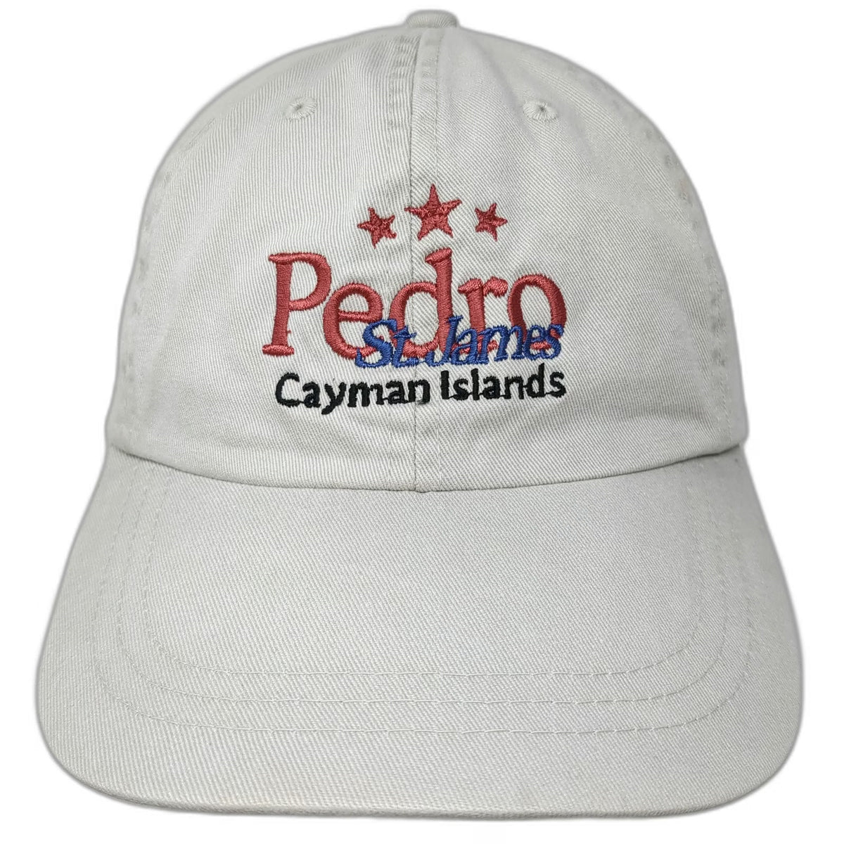Anvil Pedro St. James Cayman Islands Hat Baseball Cap Beige One Size Slideback
