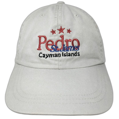 Anvil Pedro St. James Cayman Islands Hat Baseball Cap Beige One Size Slideback