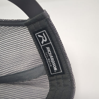 Roco Rescue Snapback Trucker Hat Black Large Adjustable Mesh Back Richardson