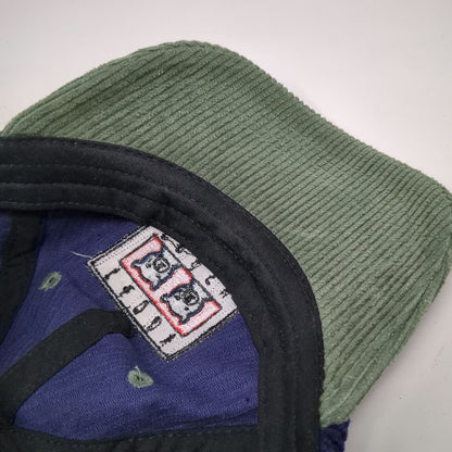 Teddy Fresh Baseball Cap Blue Green One Size Corduroy Patch Strapback Hat