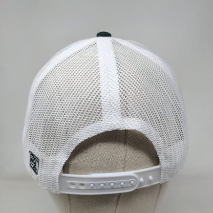 ISCI Snapback Trucker Hat Green OSFM Adjustable Embroidered Mesh Back The Game