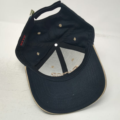 Otto Baseball Cap Black One Size Gibbar Electric Organic Cotton Strapback Hat
