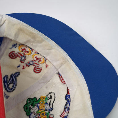 MSO Puerto Rico Baseball Cap White Blue Red S Embroidered Coqui Rooster Hat