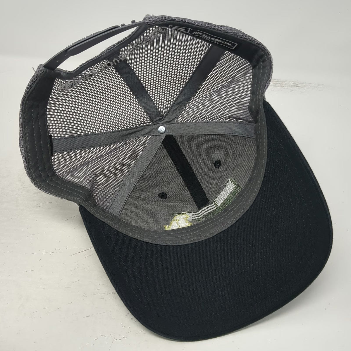 Richardson Trucker Hat Black One Size Mesh Back PetAmpLife Dog Graphic