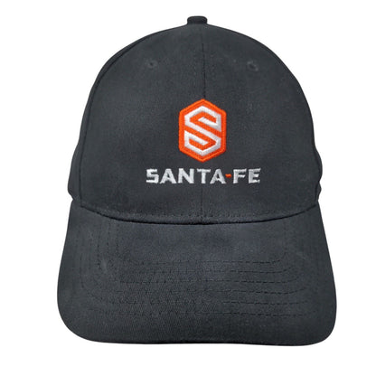 Santa Fe Fitted Hat Black S/M Embroidered Indoor Air Quality Solutions