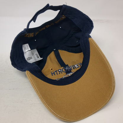 Kenworth Baseball Cap Beige Blue One Size The Worlds Best Logo Strapback Hat