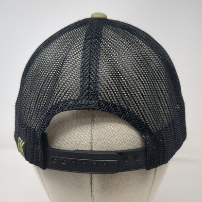 Bakcou Trucker Hat Green One Size Snapback Mesh BK Logo Structured Hunting Cap