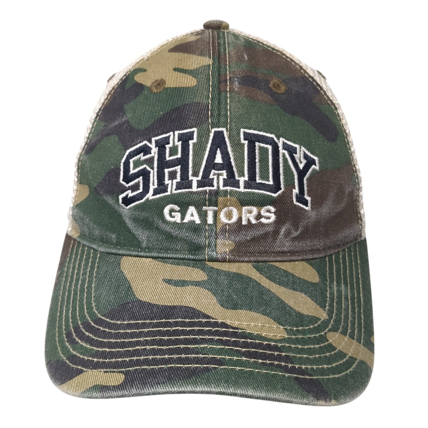 Shady Gators Trucker Hat Multicolor One Size Adjustable Mesh Back Legacy