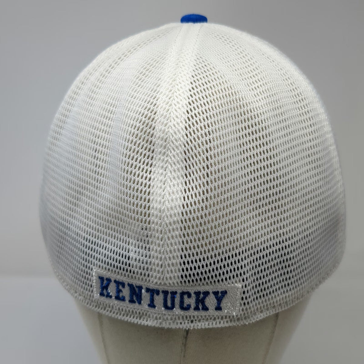 Nike Kentucky Wildcats NCAA Hat Cap White L Blue Mesh Back Dri-Fit Classic99