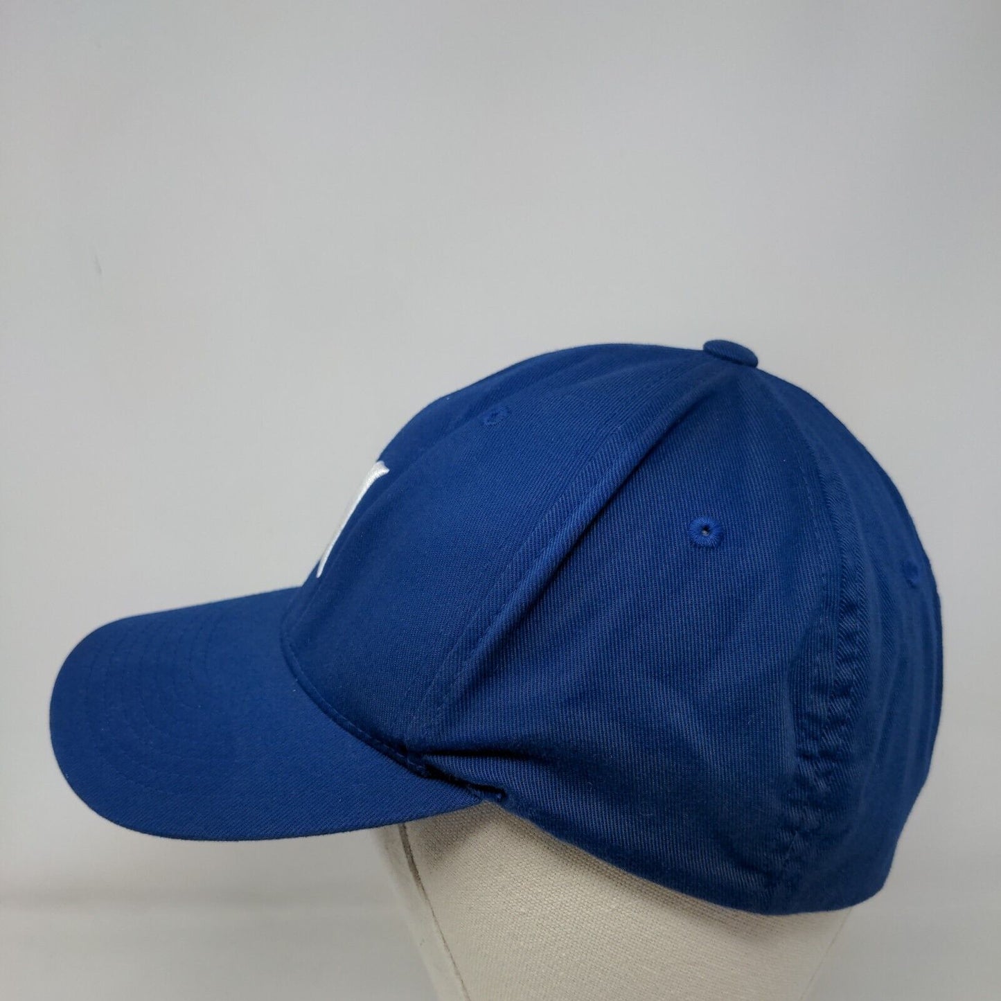 Hurley Fitted Hat Blue Large/XL Embroidered 6 Panel Flexfit Yupoong