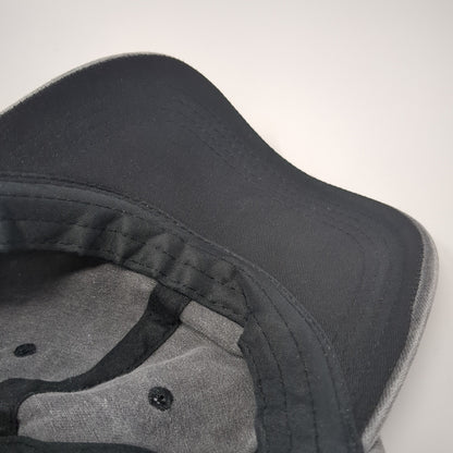 Unbranded Slideback Hat Gray One Size Adjustable Ponytail Blank Solid