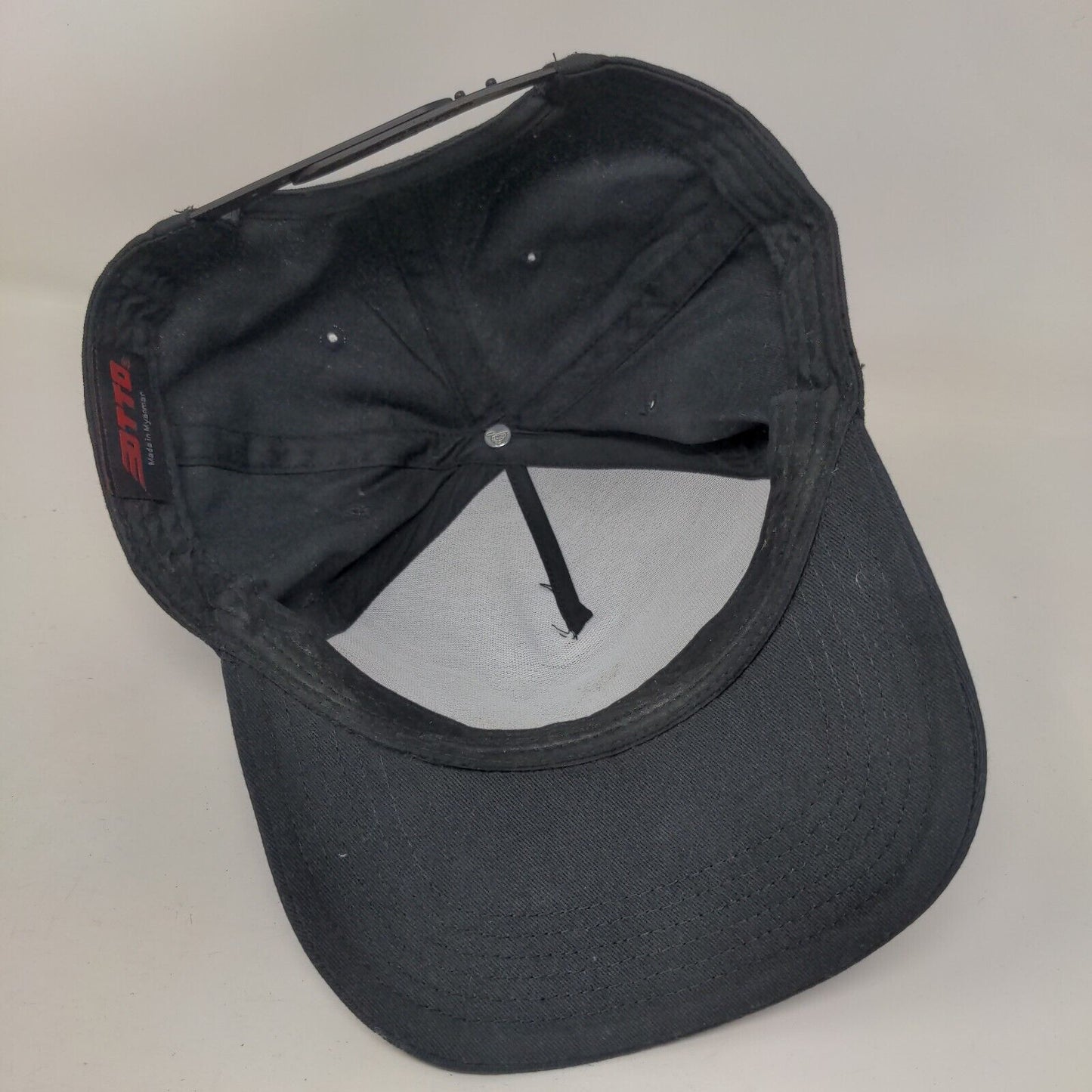 CG Lightning Snapback Hat Black OSFM Adjustable Vent Holes Otto