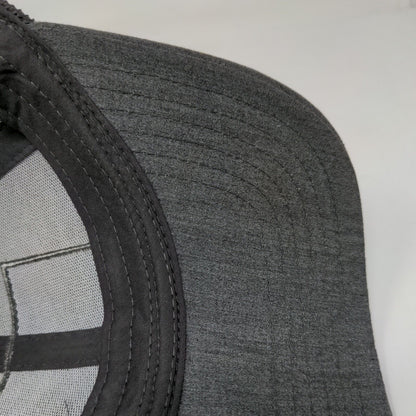 The North Face Snapback Mesh Back Trucker Hat Gray One Size 6 Panel