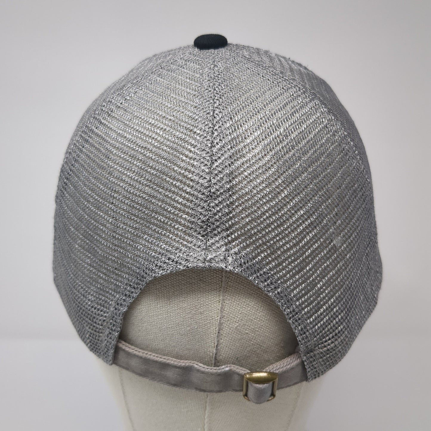 9R Slideback Trucker Hat Black One Size Mesh Back Colorblock Sportsman