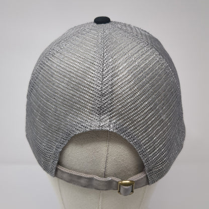 9R Slideback Trucker Hat Black One Size Mesh Back Colorblock Sportsman