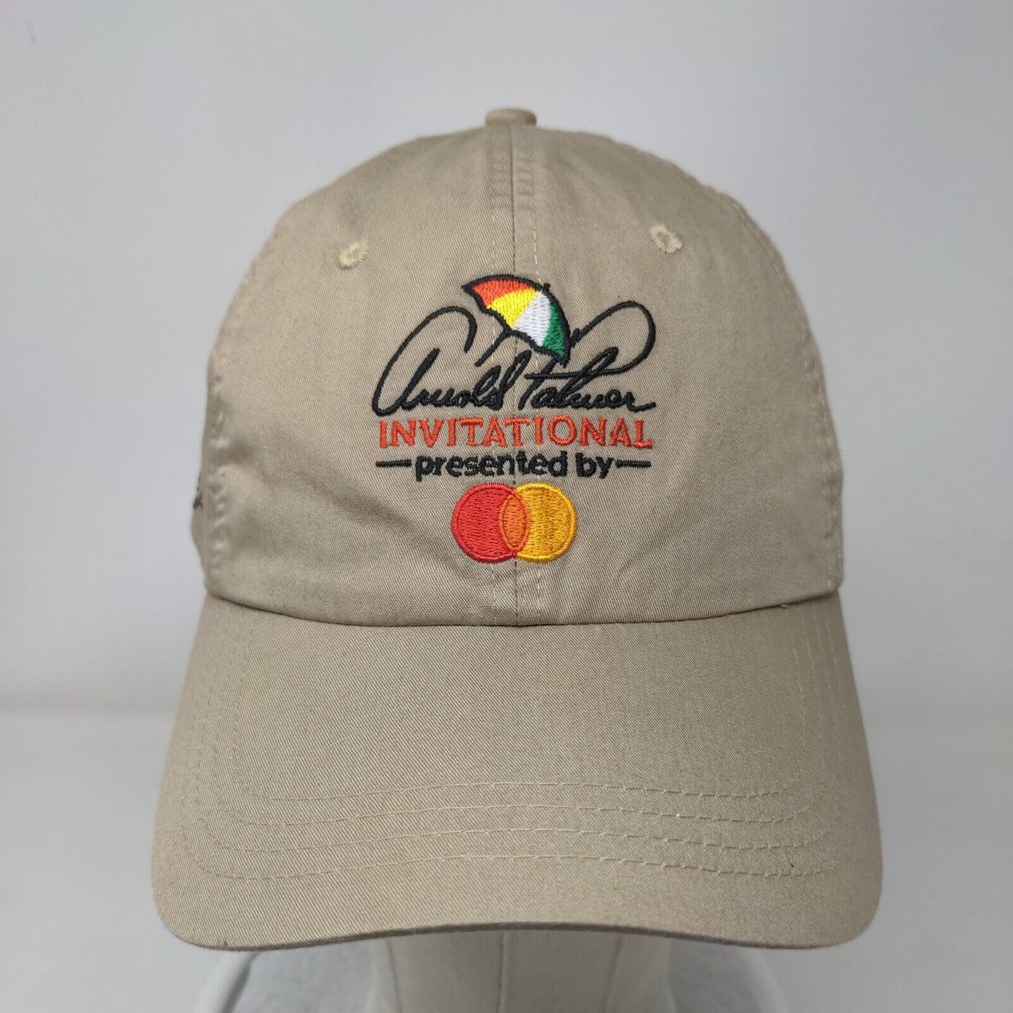 Arnold Palmer Invitational Bay 2022 Hill Strapback Hat Tan One Size Classic Fit