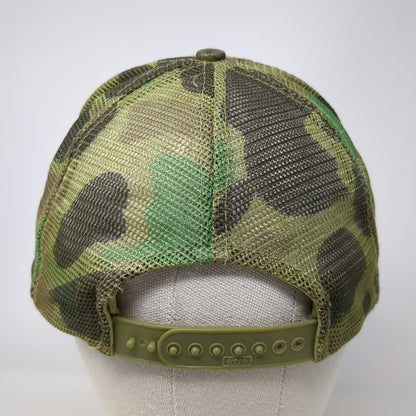 Otto Trucker Hat Green Camo One Size Snapback Mesh Dales Kamiah Idaho Elk