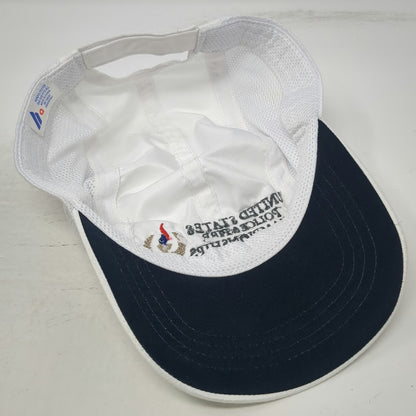 Baseball Cap White One Size US Police & Fire Championships Mesh Polyester Hat