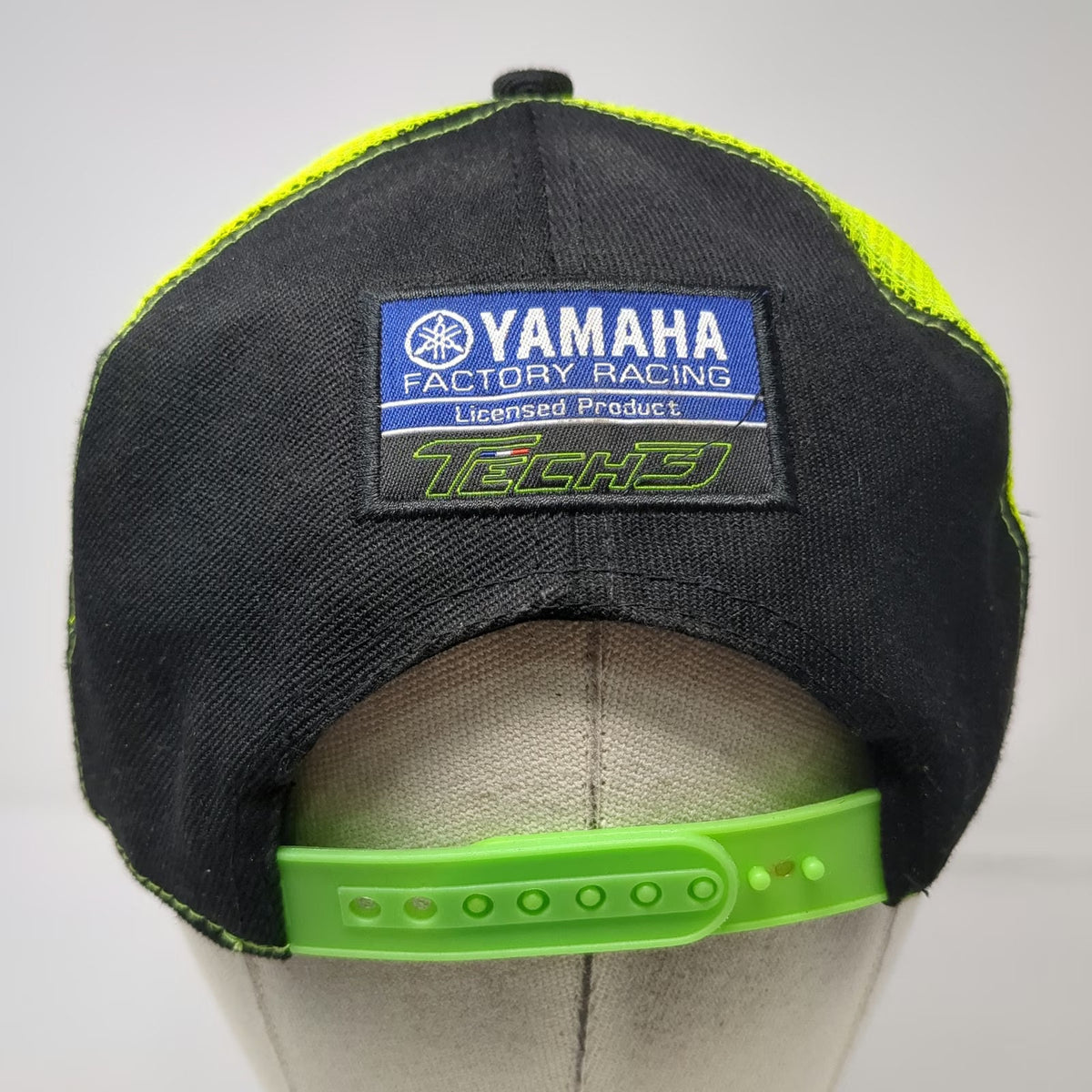 Monster Energy Trucker Hat Black Green One Size Yamaha Factory Racing Tech3 M1