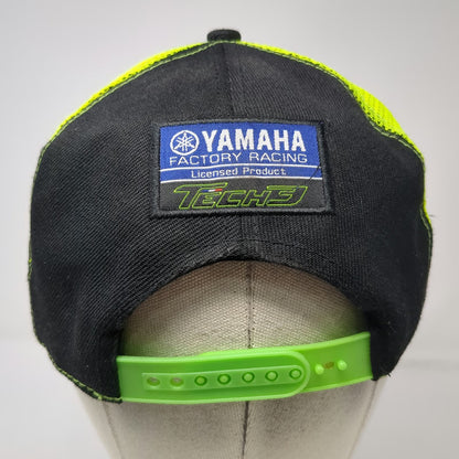 Monster Energy Trucker Hat Black Green One Size Yamaha Factory Racing Tech3 M1