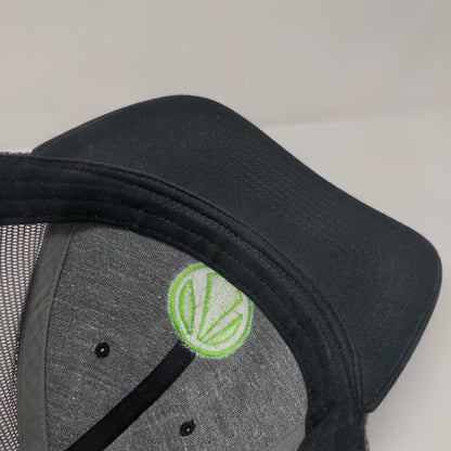 Advisors Excel Snapback Trucker Hat Black OS Adjustable Mesh Back Richardson
