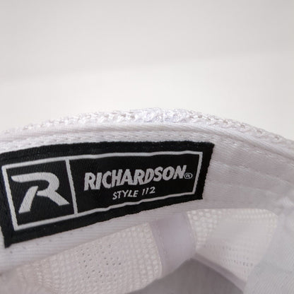 Richardson Snapback Mesh Back Trucker Hat Multi One Size Embroidered
