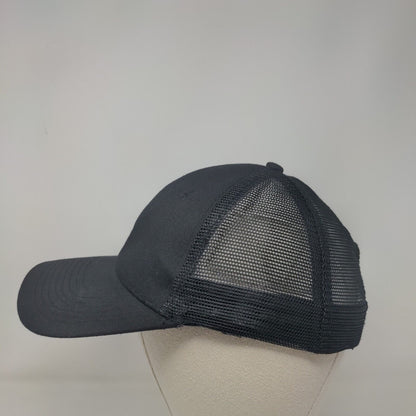 Behr Snapback Mesh Back Trucker Hat Black One Size Embroidered Outdoor