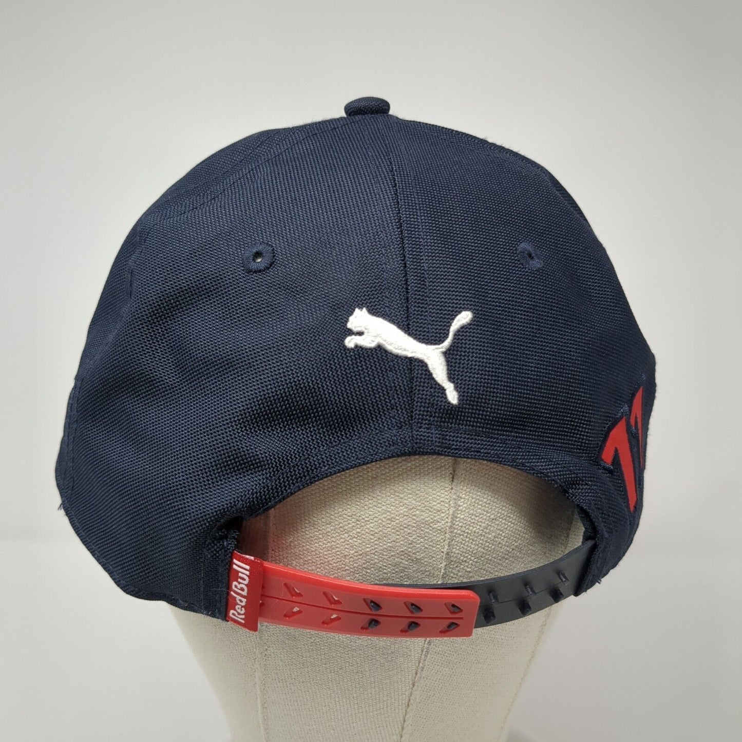 Red Bull Racing Unifin Snapback Hat Blue One Size Adjustable Embroidered Patch