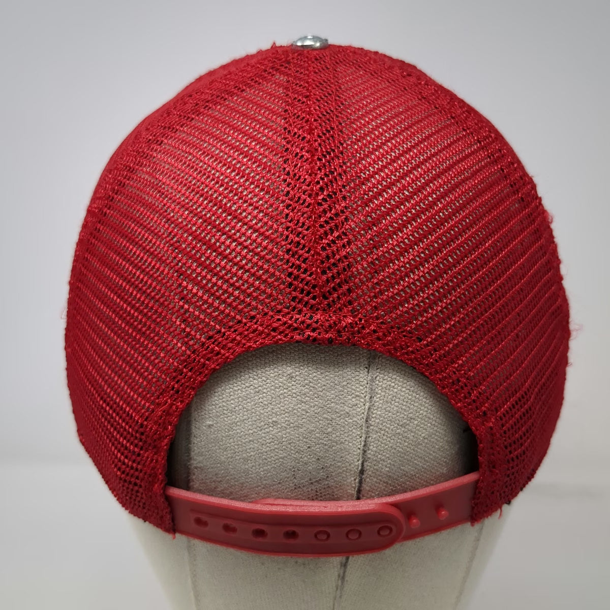NFL Team Apparel San Francisco 49ers Gray Red One Size Trucker Hat Mesh Snapback