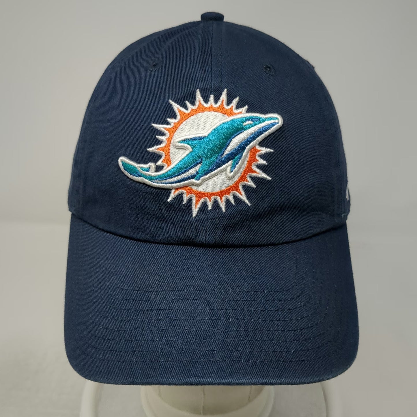 Miami Dolphins NFL '47 Blue One Size Hat Adjustable Cotton Embroidered Slideback